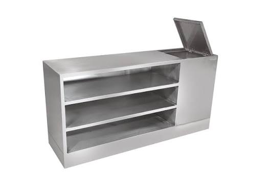 Crossover bench — gowning area contamination control