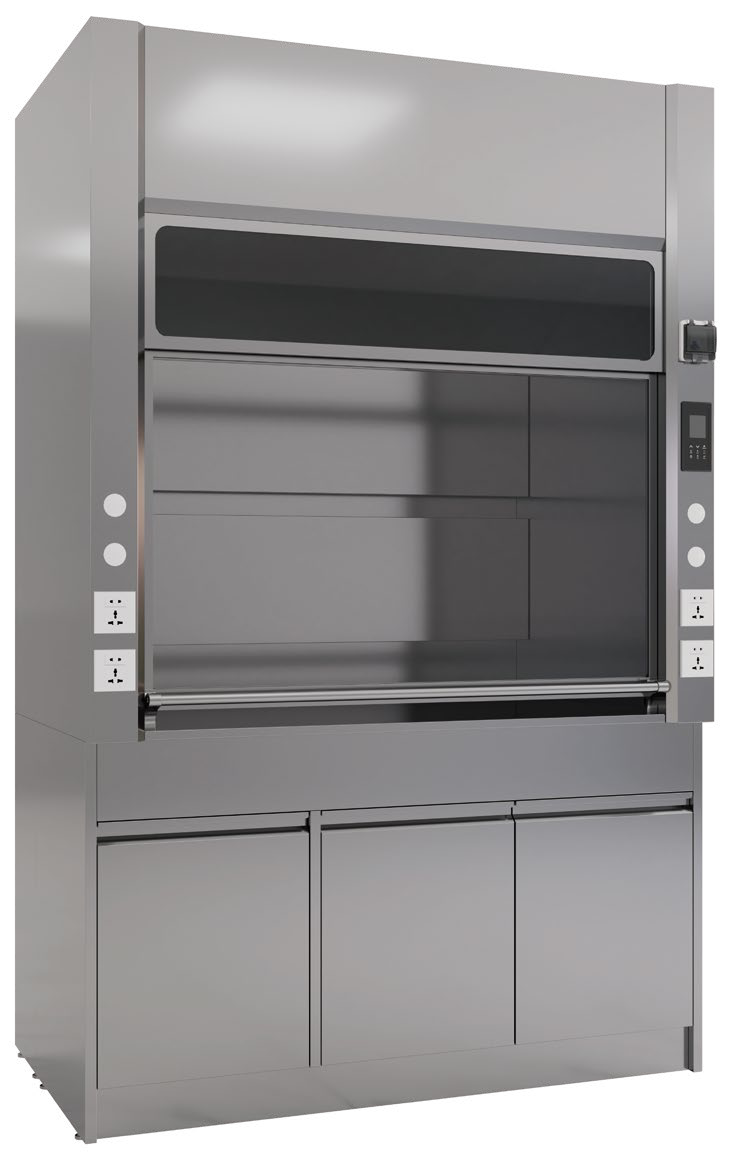 PP fume hood — full polypropylene construction