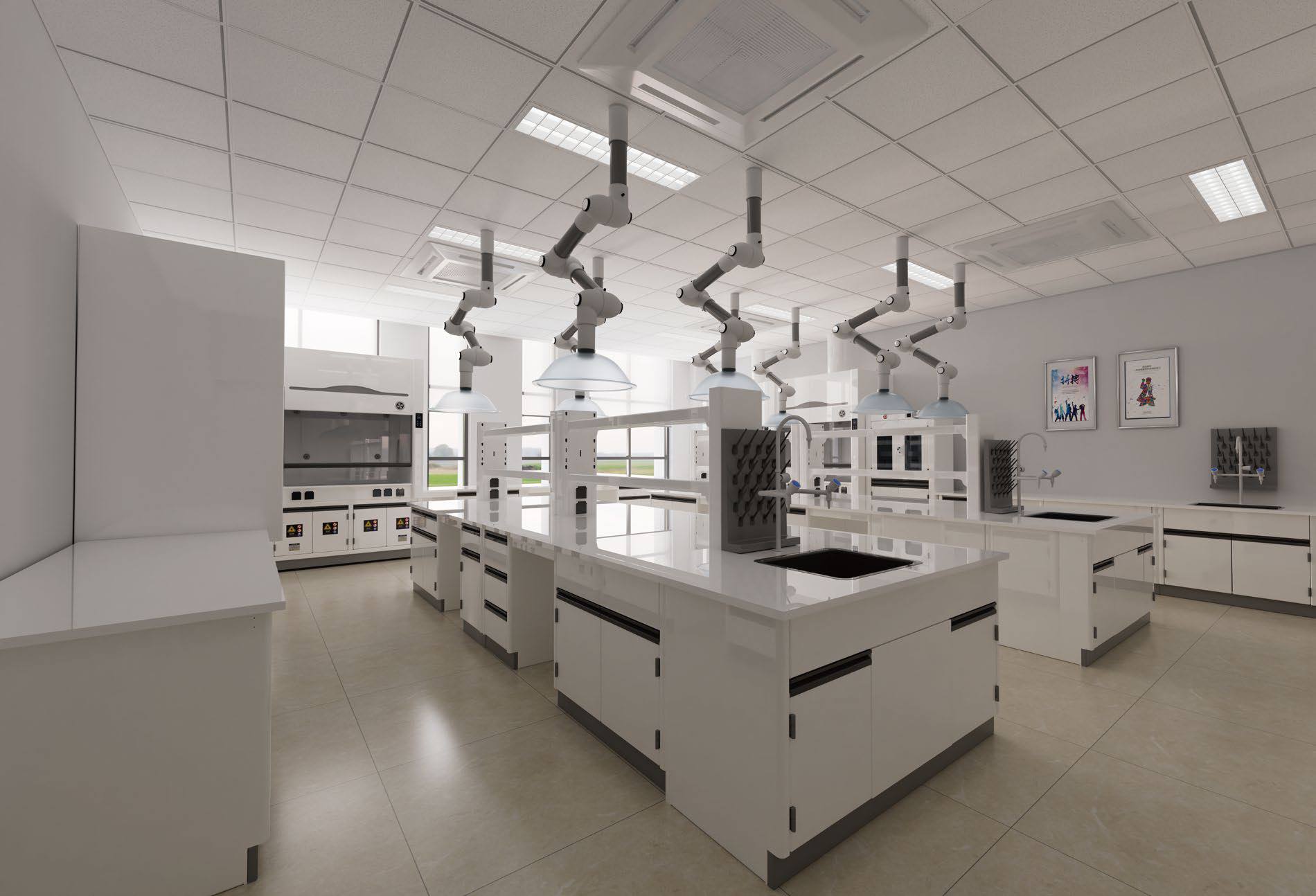 Industrial manufacturing floor